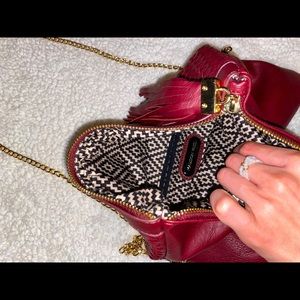 Burgendy/red Madison West crossbody bag!😍